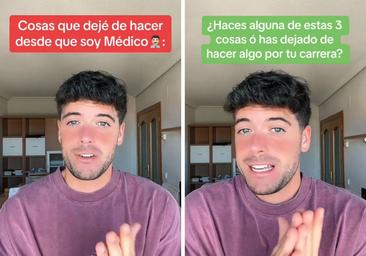 Tres cosas que un tiktoker ya no hace desde que es médico: algunas son muy comunes