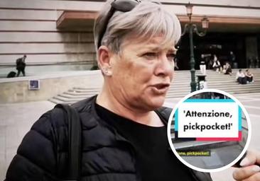«Attenzione, pickpocket!», la tiktoker italiana que se ha hecho viral por proteger a los turistas de los carteristas