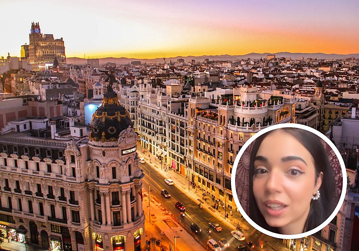 La usuaria de TikTok @duaabm0, una joven marroquí que ha pasado casi toda su vida en España