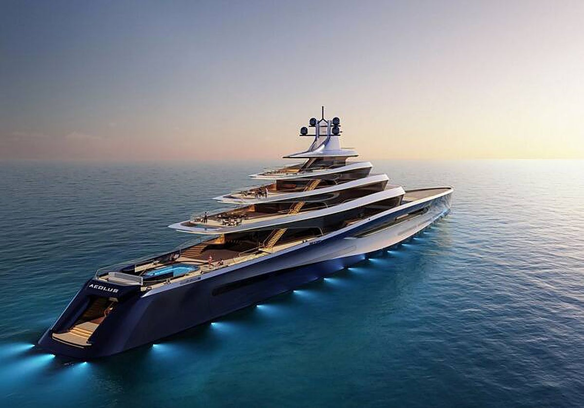 Un superyate de lujo de 130 metros de eslora