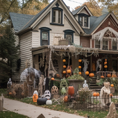 Su vecino le pide que retire la decoración de Halloween porque su padre tiene cáncer: «Es un recordatorio constante»