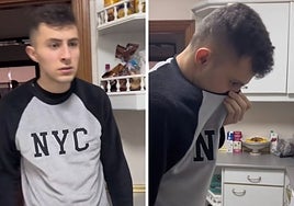 Muestra lo que han encontrado en la nevera de su piso y la reacción de su compañero triunfa en redes
