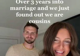 Una pareja de influencers descubre que son primos tras tres años casados: «Ojalá fuera un chiste»