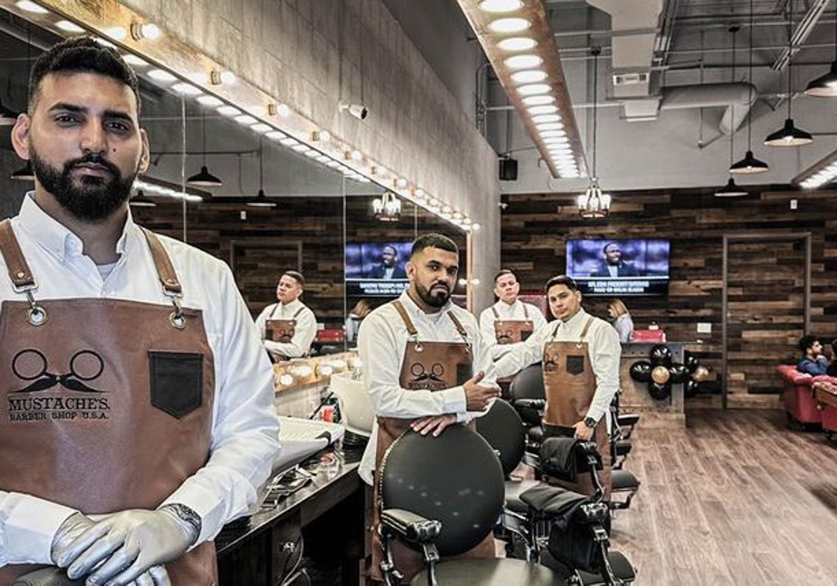 Imagen de archivo de una barbería en EE. UU.