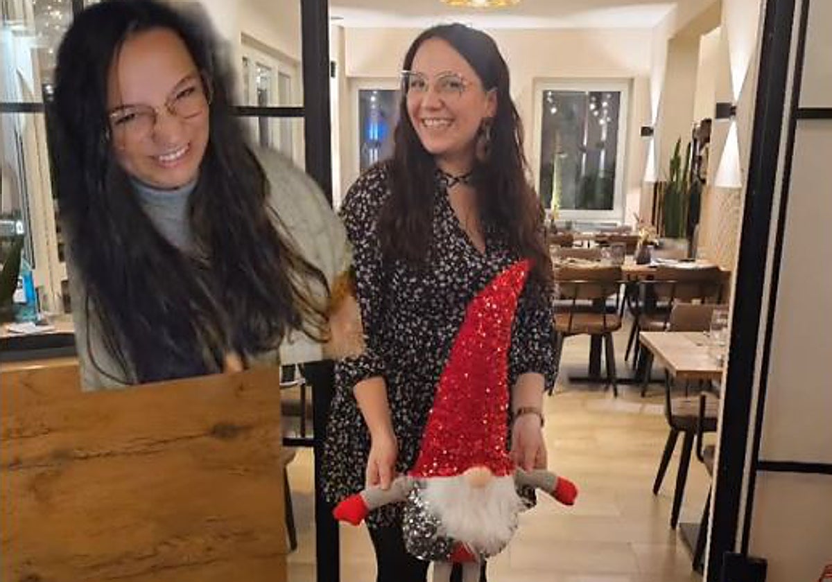 Alba, durante el vídeo en el que cuenta los detalles de su cena de Navidad