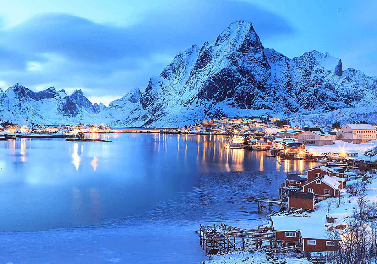 Imagen de archivo de noruega en febrero