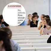 Va a la revisión de un examen en el que ha sacado un 2 y no da crédito a lo que logra: «Surrealista»