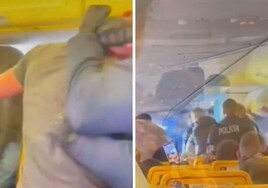 Los pasajeros del vuelo a Lanzarote desviado por una trifulca a bordo: «Fue bastante impactante»