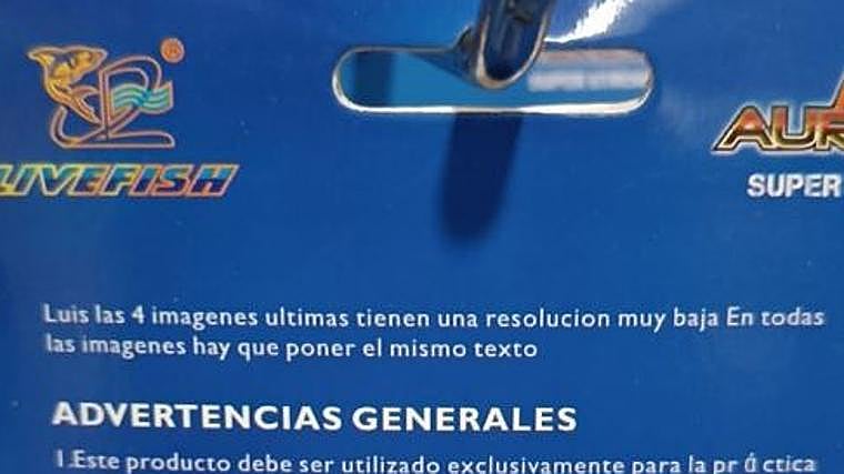 El error de impresión