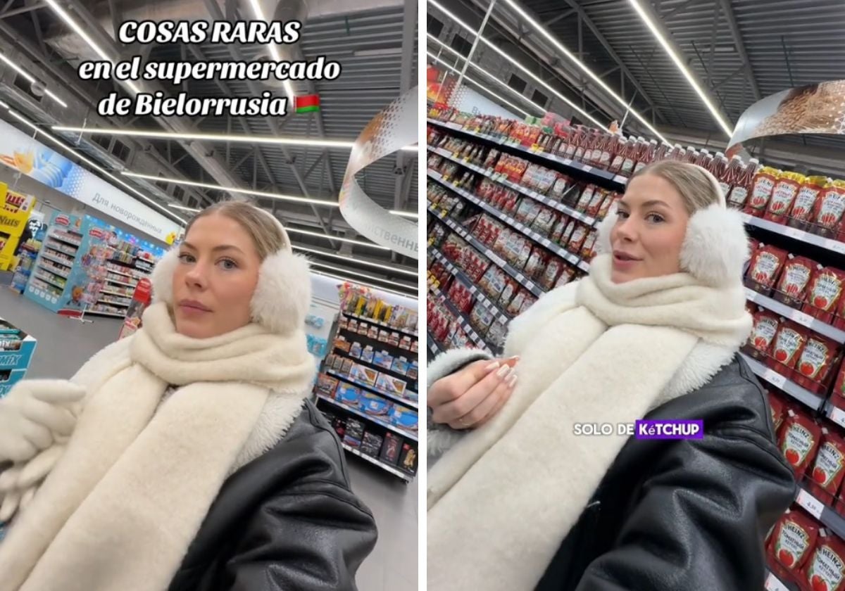 La creadora de contenido ha compartido algunas de las cosas más asombrosas que ha encontrado en un supermercado de Bielorrusia