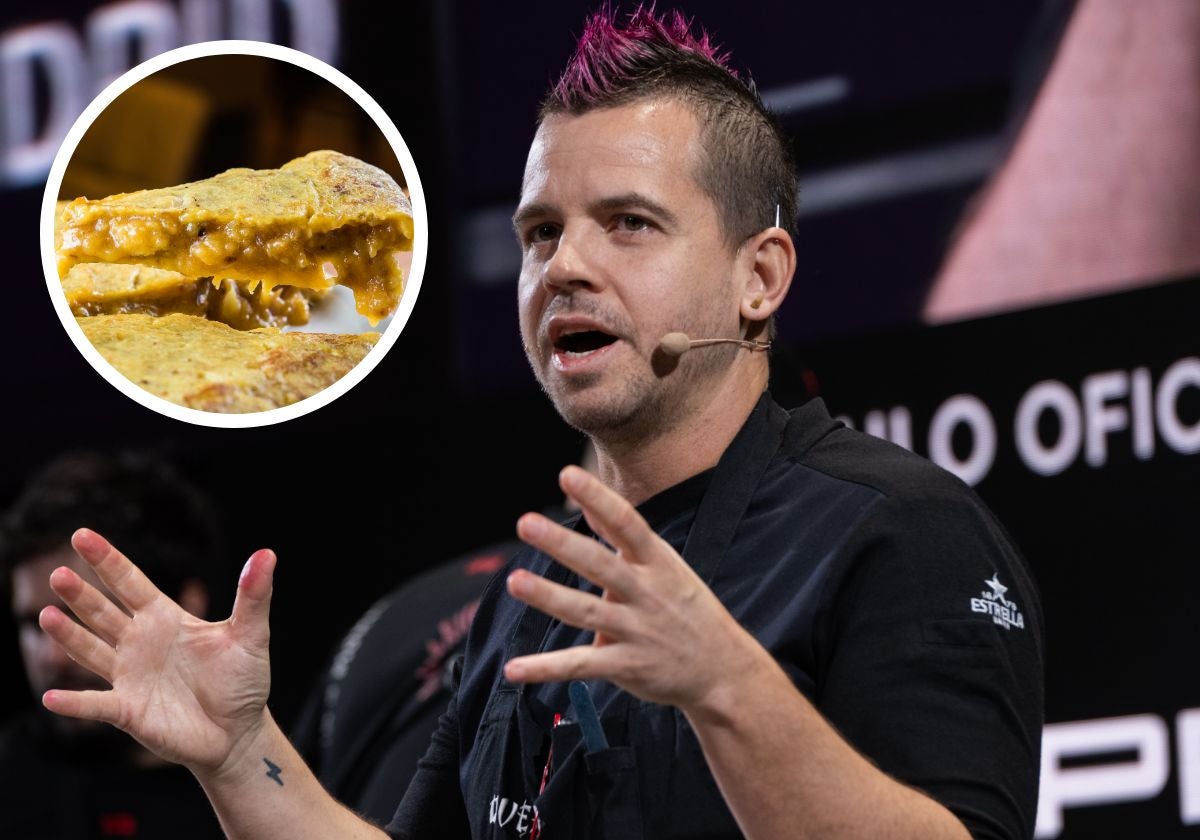 Dabiz Muñoz resuelve la duda sobre la tortilla de patata: ¿con cebolla o sin cebolla?