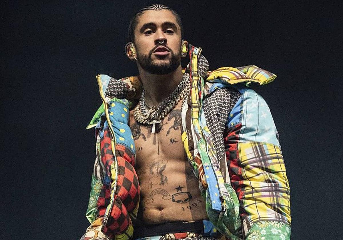 El cantante de reggaeton puertorriqueño Bad Bunny
