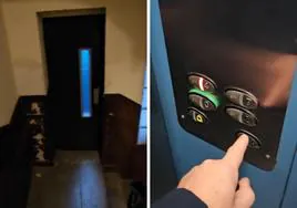 Un vecino muestra el ingenio de su comunidad para evitar que los morosos usen el ascensor