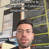 Un profesor vuelve a Cataluña tras haber trabajado en Japón y lamenta el sistema educativo: «Es insostenible»