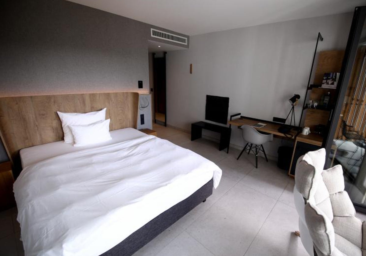 Una habitación de hotel, en una imagen de archivo