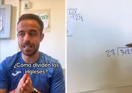 Un profesor español se asombra ante el método para hacer divisiones de un alumno inglés: «Me explota la cabeza»