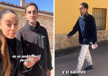 Dos jóvenes muestran cómo viven en un pueblo de diez habitantes: «No nos aburrimos»
