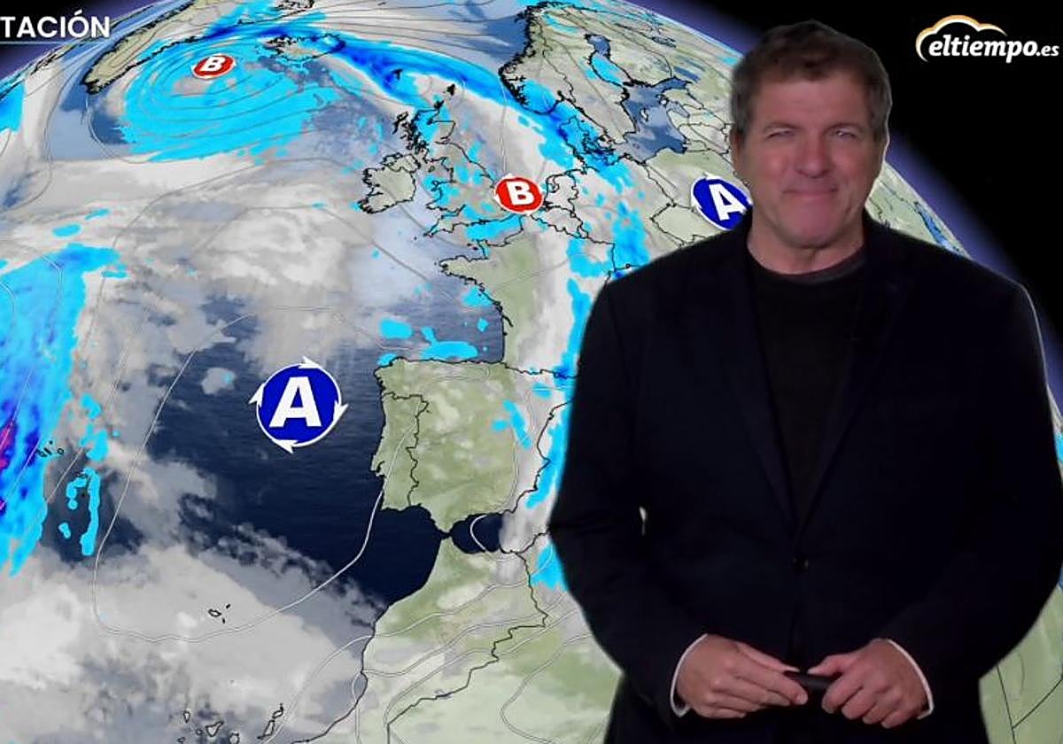 Mario Picazo adelanta el tiempo que llega a España en el puente de Mayo