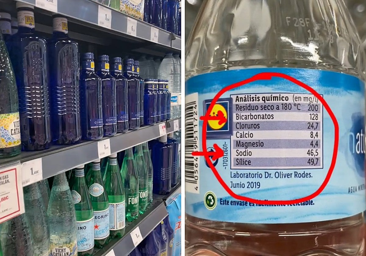 Una uróloga señala el dato en el que fijarse antes de comprar agua  embotellada: «Al contrario de lo que la mayoría de gente piensa...»
