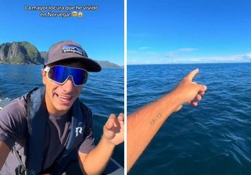 Un español viaja a Noruega y se queda sin palabras con lo que ve en el mar: «Está lleno»