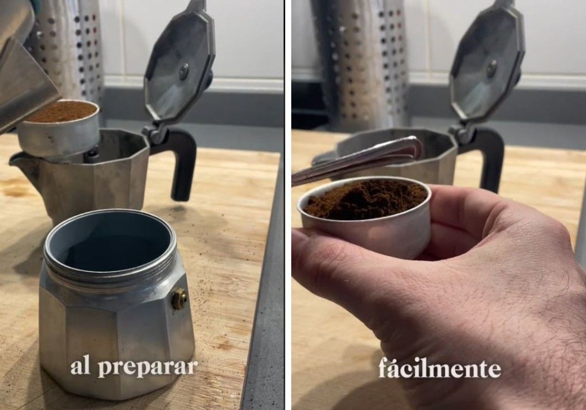 Así prepara Max la cafetera italiana