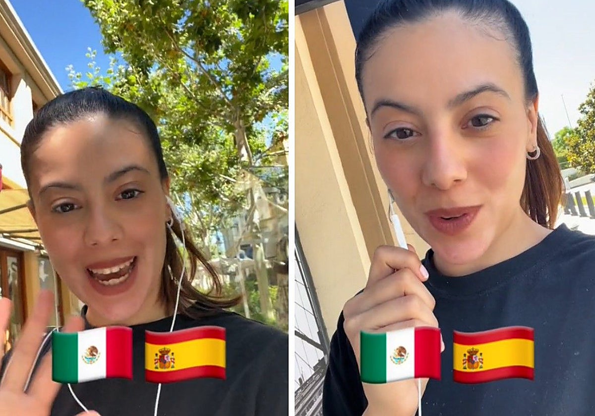 Lizbeth, explicando aspectos que le chocan de España