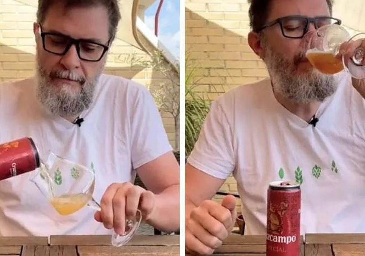 Un experto en cervezas prueba la Cruzcampo y sentencia con su veredicto