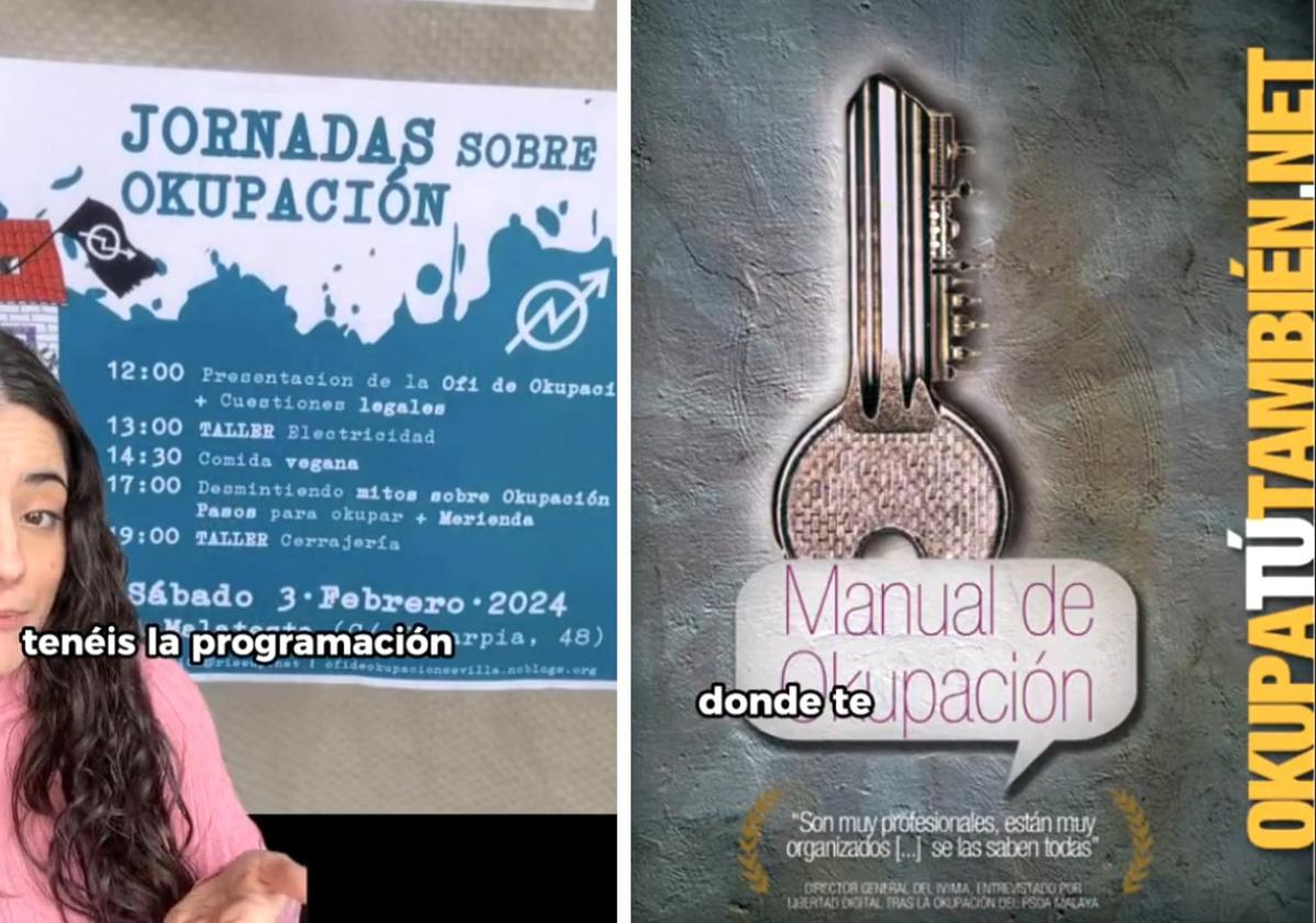 Una experta en ciberseguridad descubre una academia de okupas en España: «Tienen un manual de okupación»