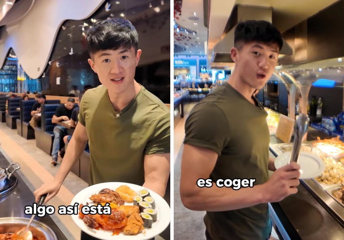 Un chino que vive en España desvela qué debemos comer en un buffet libre de comida asiática