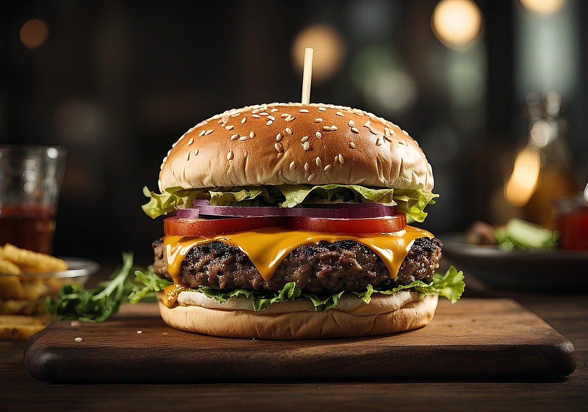 Según la investigación, la 'hamburguesa perfecta' tiene un tamaño de 7 centímetros de alto y 5 de ancho