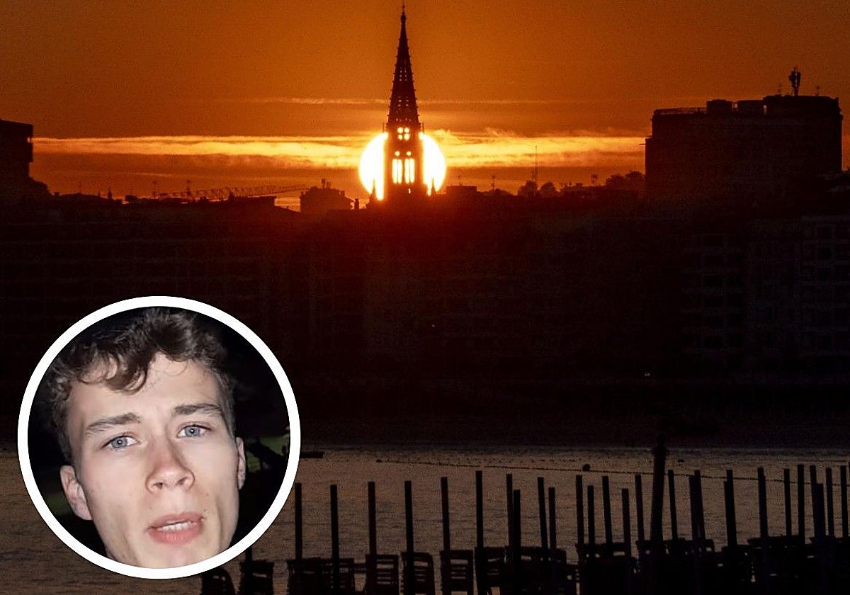 Primeras nubes, este martes en San Sebastián