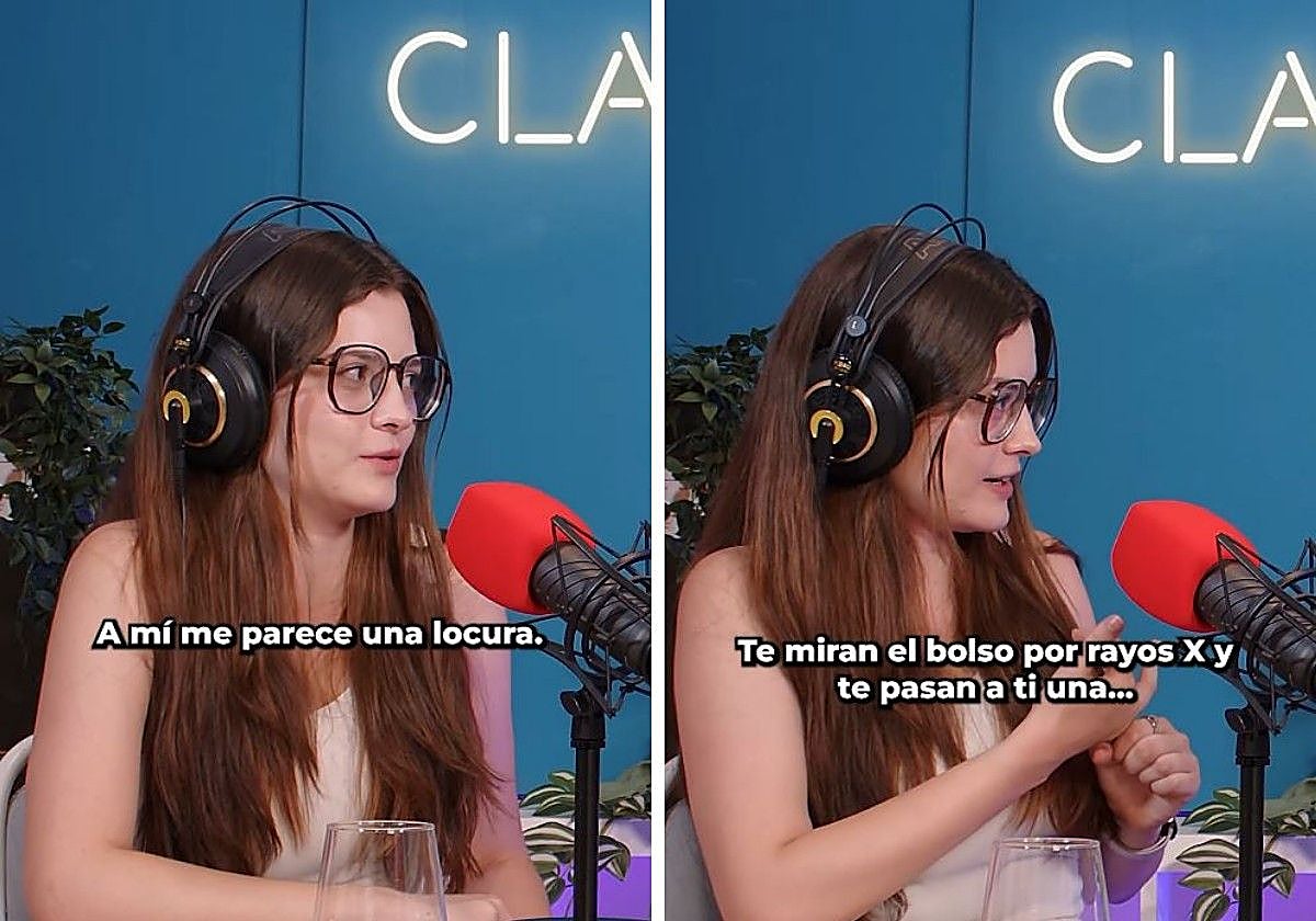 Paula, durante su intervención en el podcast