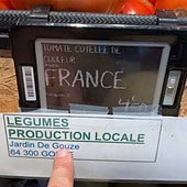 Un frutero señala este detalle de las frutas españolas en los supermercados de Francia: «Telita»