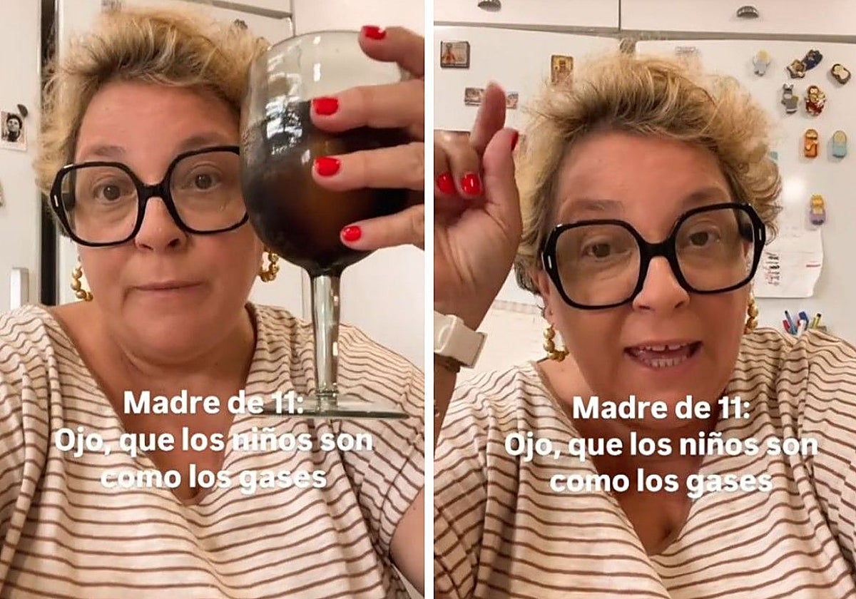 Lourdes, durante su video con la reflexión sobre la vuelta al colegio