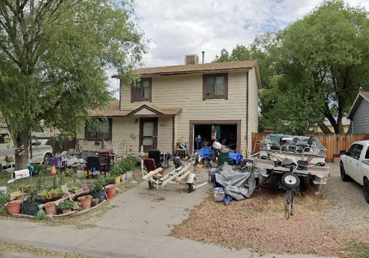 The house where the girl's remains were found