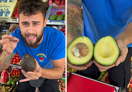 Un frutero explica cómo saber si un aguacate está bueno sin llegar a abrirlo: «Si está en perfecto estado...»