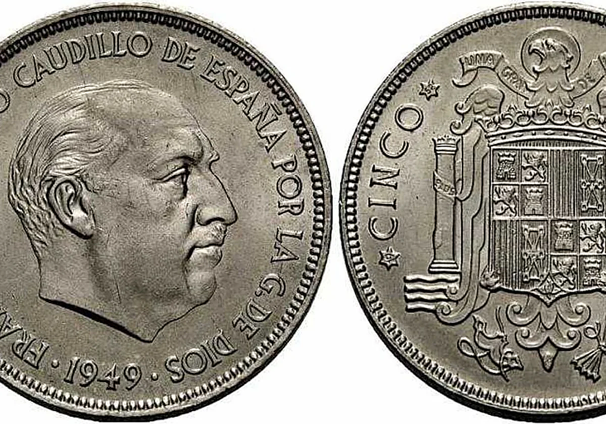 La moneda con la cara de Franco que puedes tener en casa y está valorada en más de 35.000 euros