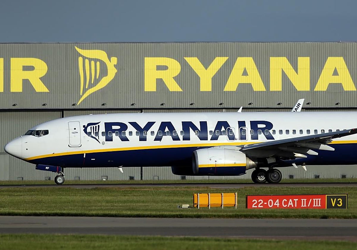 El incidente ocurió en un avión de Ryanair