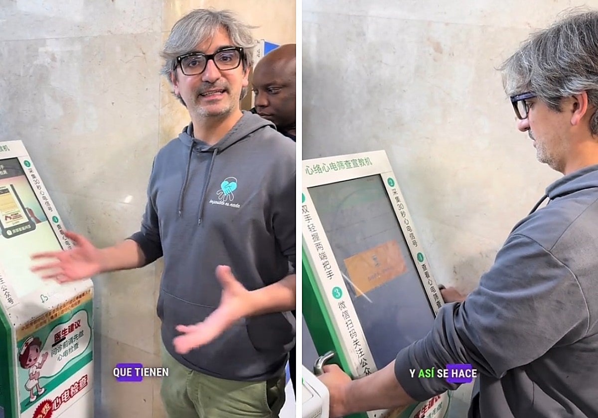 El cirujano Diego González, fascinado al descubrir este dispositivo médico en China