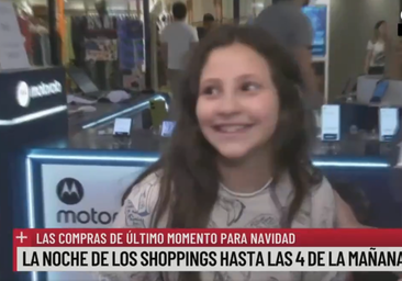 Una niña argentina la lía en televisión al responder qué regalo ha pedido a Papá Noel