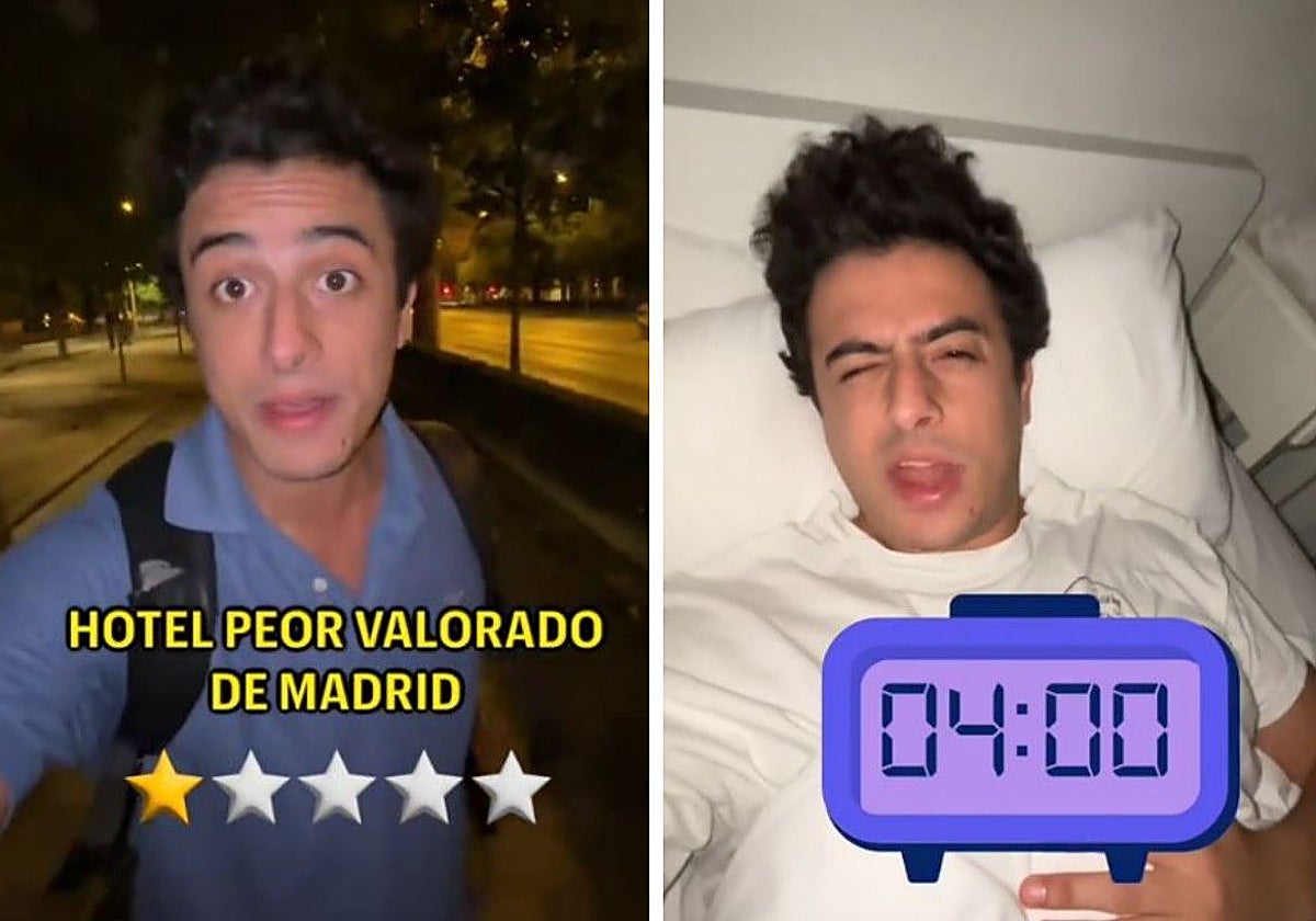 Nacho, durante su experiencia en el hotel