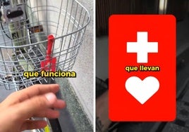 Un español en Japón explica por qué algunas bicicletas llevan este llavero de color rojo: «Sirve para...»