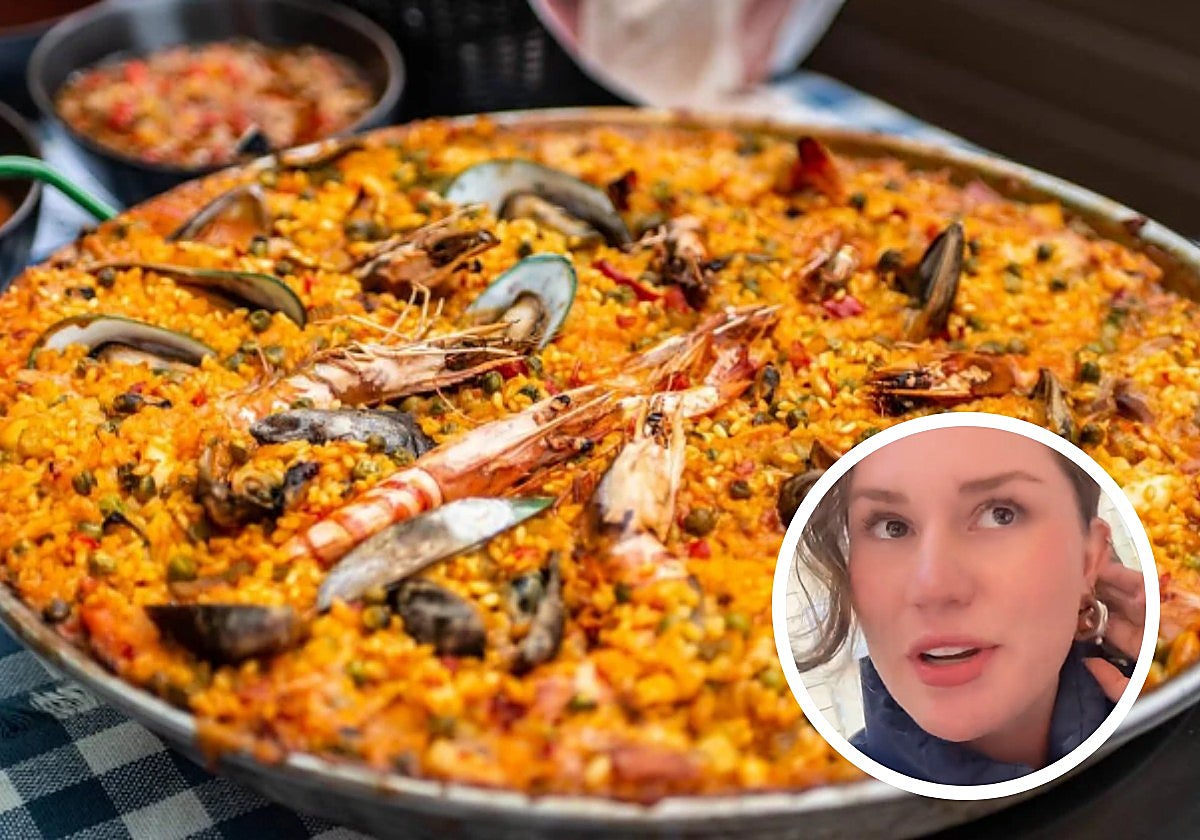 Una chilena prueba por primera vez la paella valenciana y lo que se encuentra no le gusta nada