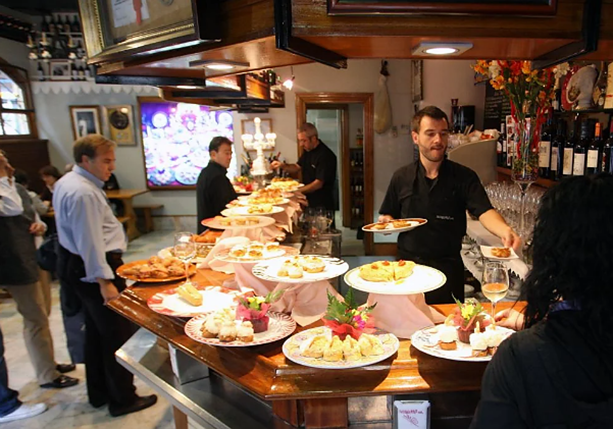 Imagen de archivo del bar Bergara, en San Sebastián