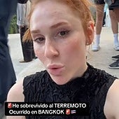 Una española que vive en Tailandia muestra cómo ha quedado su edificio tras el terremoto en Birmania