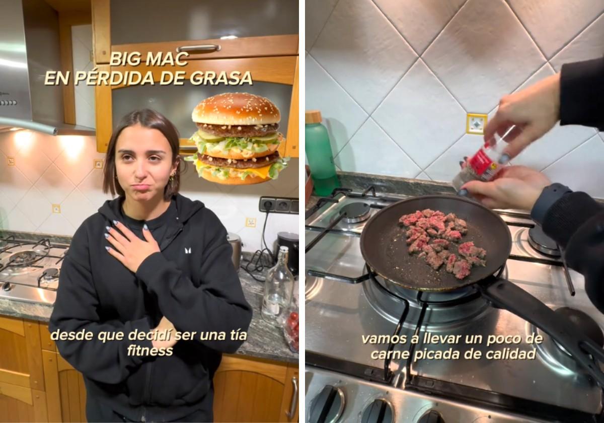 Una entrenadora personal cocina la receta sana de una Big Mac en casa: «Te mantiene saciado un montón de horas»