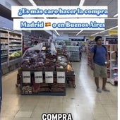 Un español hace la compra en Argentina y compara los precios con los de Madrid