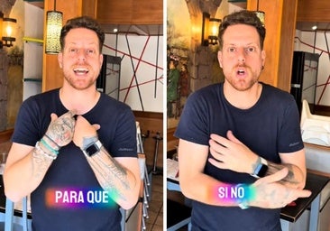 Un camarero español, atónito ante la bronca de una clienta por la manera en que le sirve el café