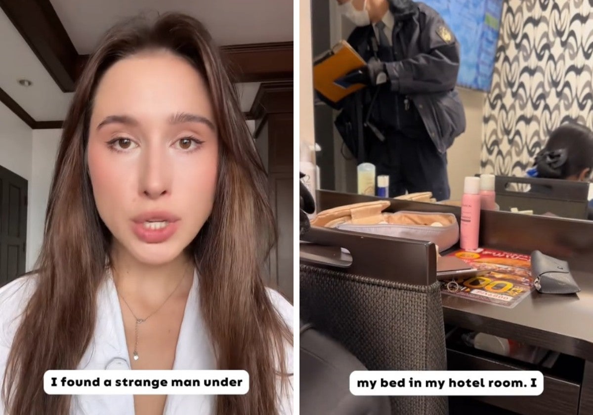 Una modelo notó un «olor extraño» en su habitación del hotel y se sorprendió con lo que encontró debajo de la cama: «Empecé a gritar y me puse de pie de un salto»