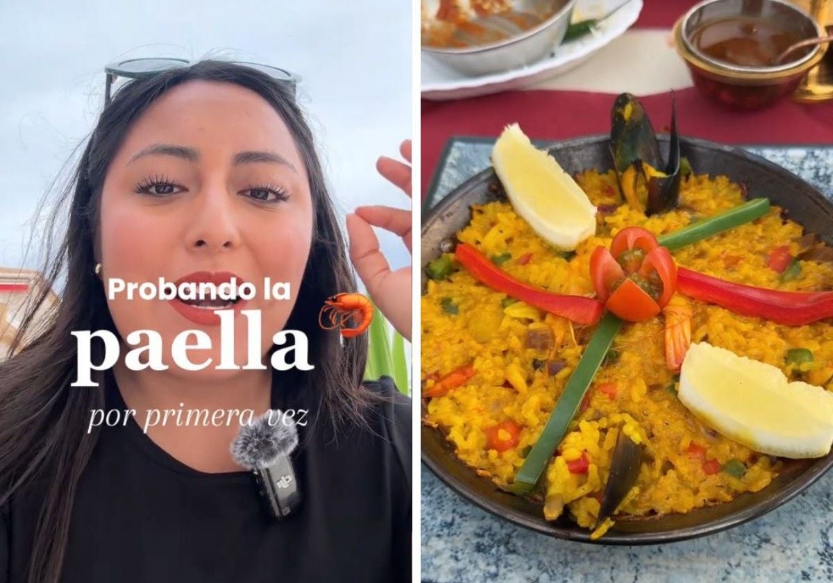 Evelyn, haciendo su cata